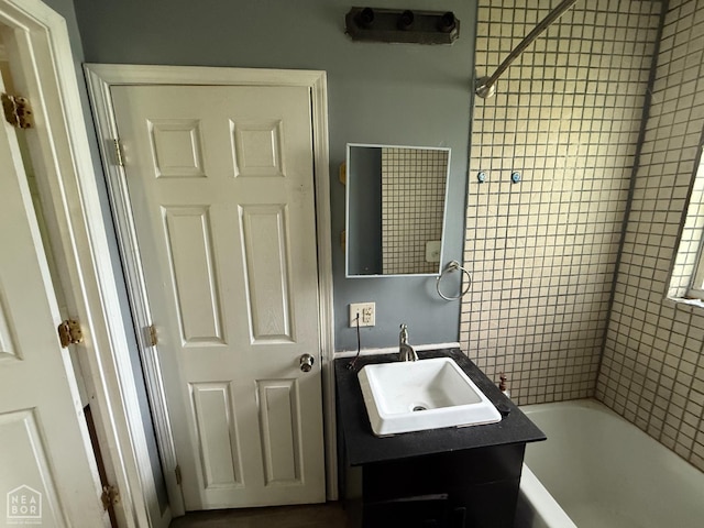 414 E 1st St, Rector, AR 72461 - full bathroom featuring vanity and shower / bathtub combination