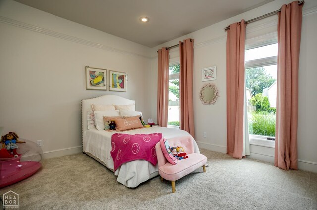 1203 Dove Rd, Jonesboro, AR 72401 - carpeted bedroom with multiple windows, recessed lighting, and baseboards
