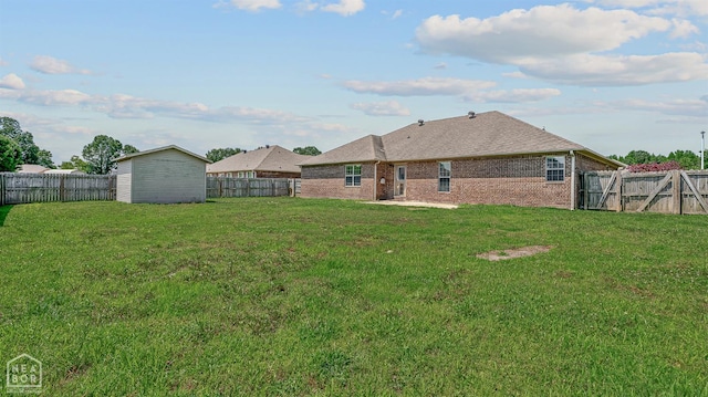 5007 S 28th St, Paragould, AR 72450 - rear view of house featuring brick siding