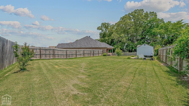 4317 Cypress Pointe Ln, Jonesboro, AR 72405 - fenced backyard with a storage shed