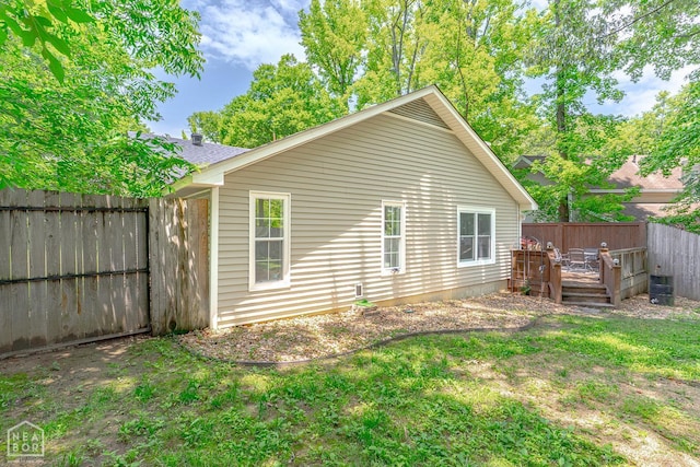 1207 Hunters Run Cv, Jonesboro, AR 72401 - back of house featuring a deck