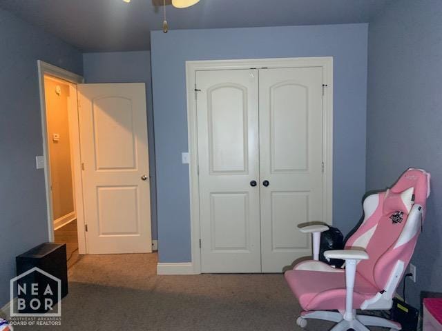 4709 Summit Ridge Dr, Jonesboro, AR 72404 - living area with carpet flooring and baseboards