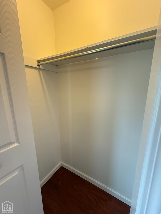 1354 Wiley Dr, Piggott, AR 72454 - spacious closet featuring dark wood-style floors