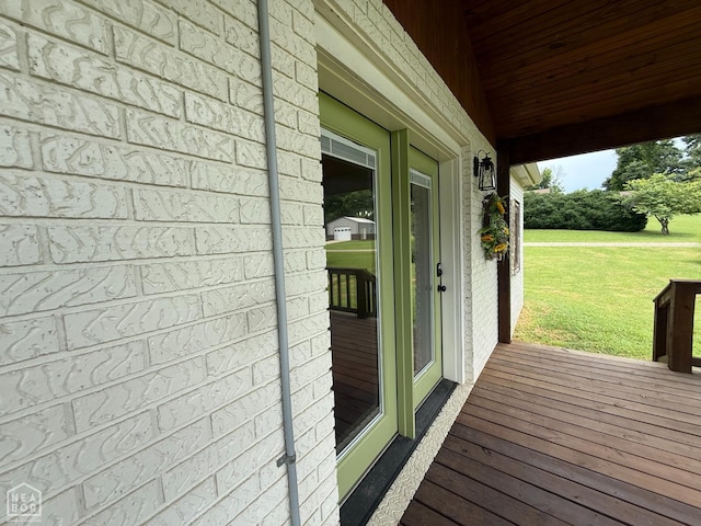 1354 Wiley Dr, Piggott, AR 72454 - deck featuring a lawn