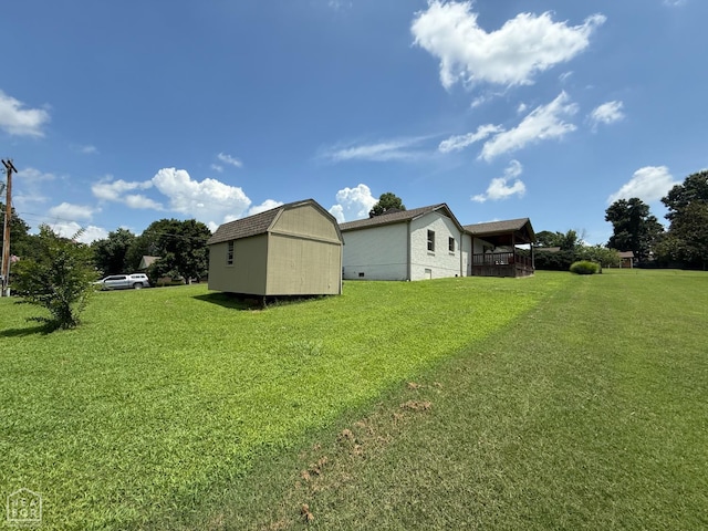 1354 Wiley Dr, Piggott, AR 72454 - view of grassy yard with a shed