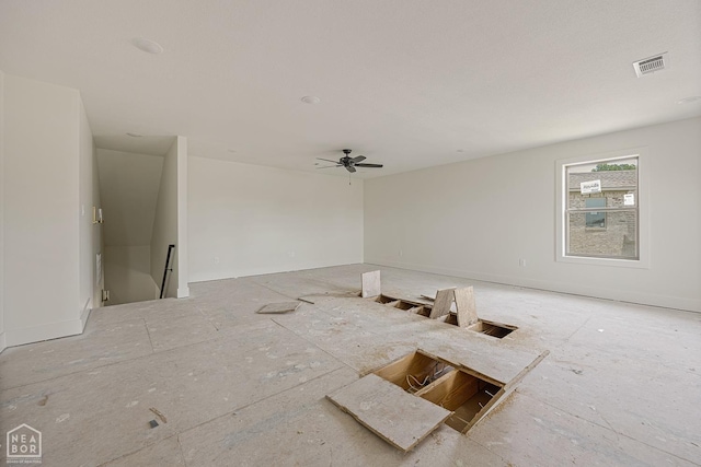3428 Hudson Dr, Jonesboro, AR 72405 - empty room featuring ceiling fan and visible vents