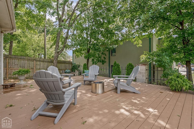 803 Fairway Dr, Jonesboro, AR 72401 - deck with fence
