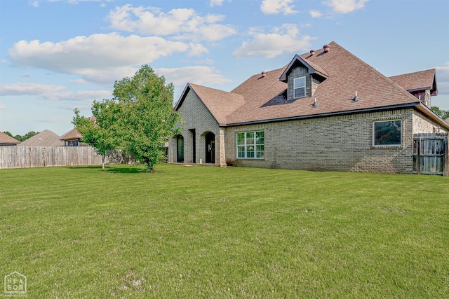 3293 Abigail Ct, Jonesboro, AR 72404 - back of property featuring brick siding and a shingled roof