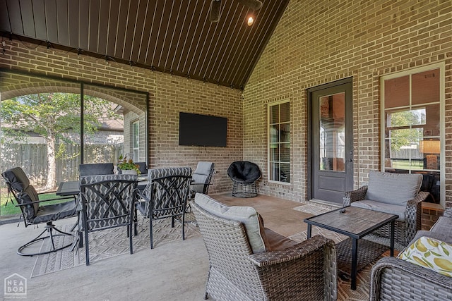 3293 Abigail Ct, Jonesboro, AR 72404 - view of patio with outdoor dining area