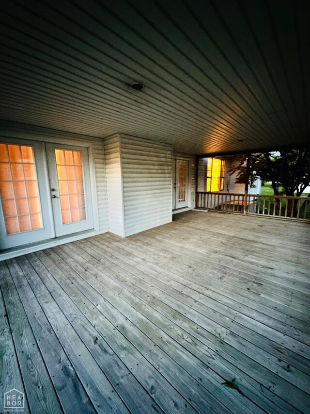 2208 John Cir, Newport, AR 72112 - view of wooden terrace