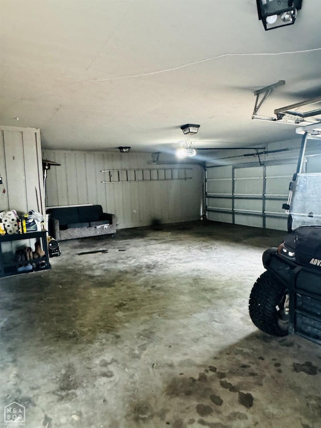 515 6th, Marked Tree, AR 72365 - garage featuring a garage door opener