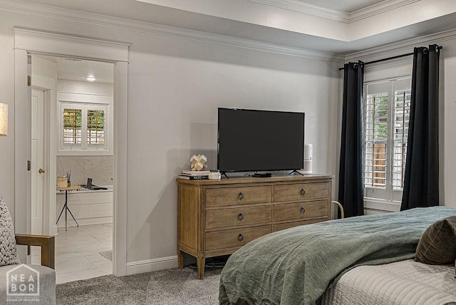4328 Lynx Ln, Jonesboro, AR 72405 - carpeted bedroom with baseboards and ornamental molding