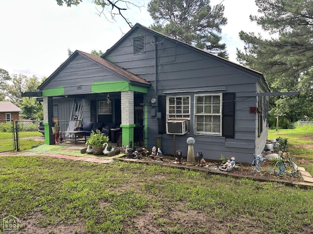 2201 Pyburn Ext, Pocahontas, AR 72455 - view of front of home with a gate and cooling unit