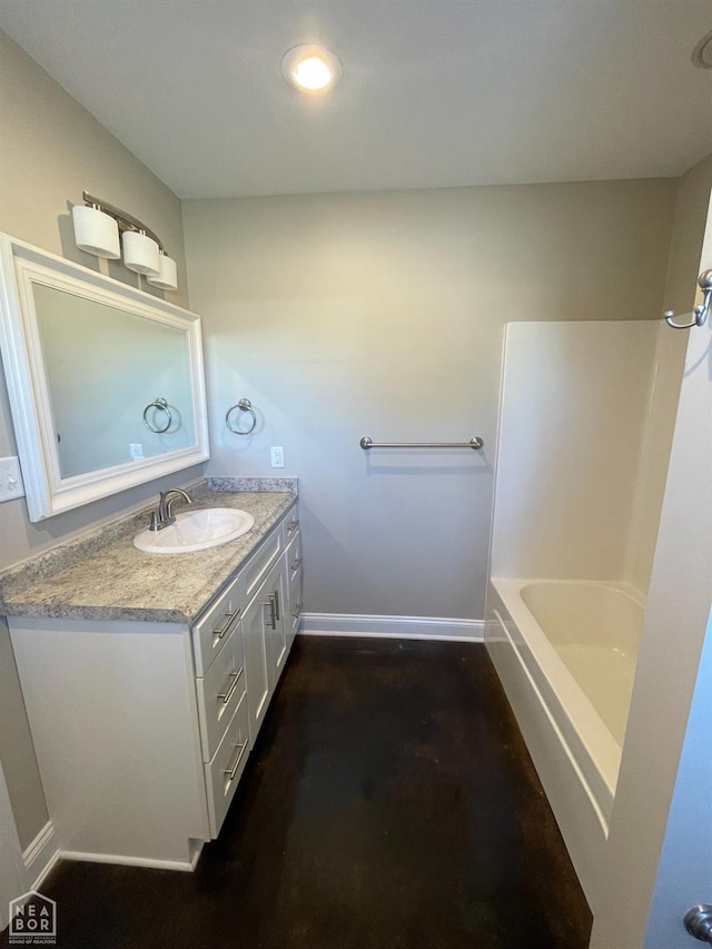 997 Russell Hill Dr, Jonesboro, AR 72404 - full bathroom with vanity and baseboards