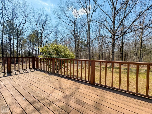 view of deck