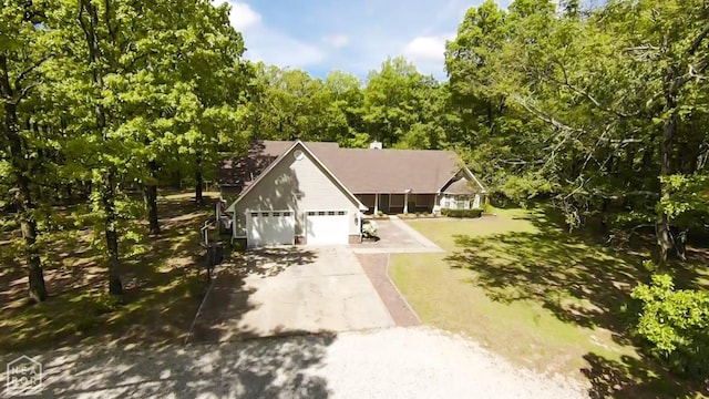 view of subject property