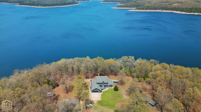 13534 Mc 8001, Yellville, AR 72687 - bird's eye view featuring a forest view and a water view