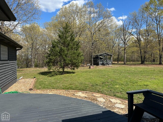 13534 Mc 8001, Yellville, AR 72687 - view of yard featuring a deck