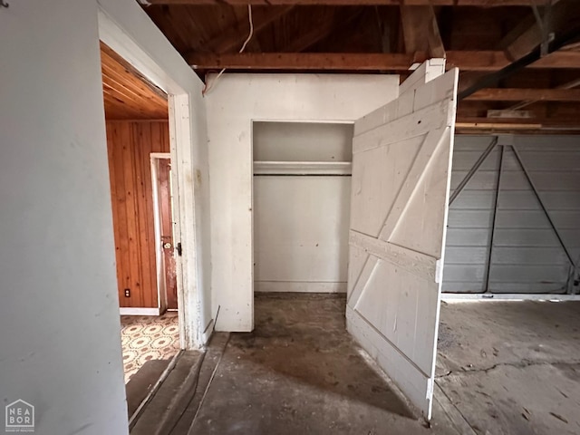view of closet