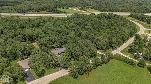 1617 Strawfloor Dr, Jonesboro, AR 72404 - aerial view of a heavily wooded area