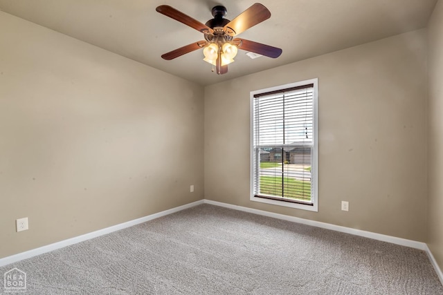 398 Wildwood Pt, Jonesboro, AR 72405 - empty room featuring baseboards, a ceiling fan, and carpet flooring