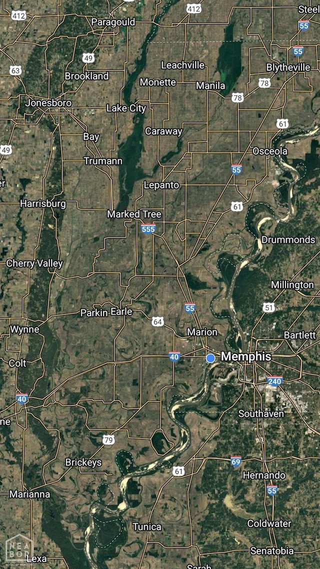 325 S 12th St, West Memphis, AR 72301 - map of property location