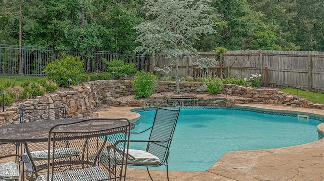 3821 Pebble Beach Dr, Jonesboro, AR 72404 - view of pool featuring a fenced backyard and a patio