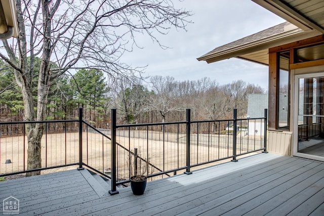view of deck