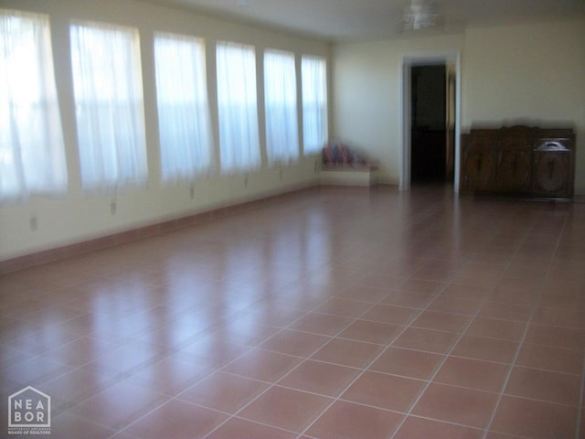 view of tiled empty room