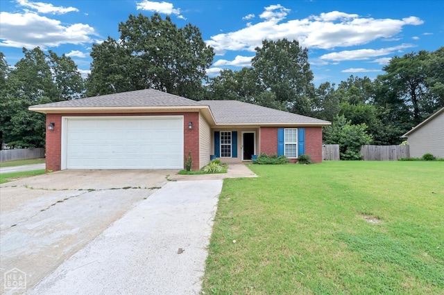 1104 Sandino Dr, Jonesboro, AR 72405 - ranch-style home with brick siding, concrete driveway, and an attached garage