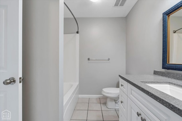1104 Sandino Dr, Jonesboro, AR 72405 - bathroom with tile patterned floors, vanity, and shower / bathtub combination