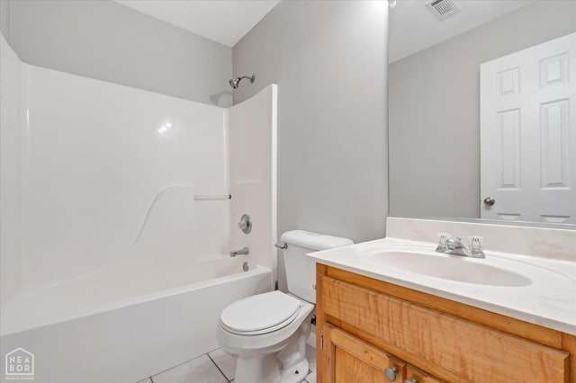 1104 Sandino Dr, Jonesboro, AR 72405 - full bathroom featuring tile patterned flooring, vanity, and bathtub / shower combination