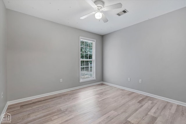 1104 Sandino Dr, Jonesboro, AR 72405 - empty room featuring light wood-style floors and ceiling fan