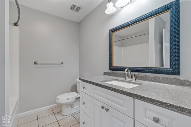 1104 Sandino Dr, Jonesboro, AR 72405 - full bathroom with vanity and tile patterned floors