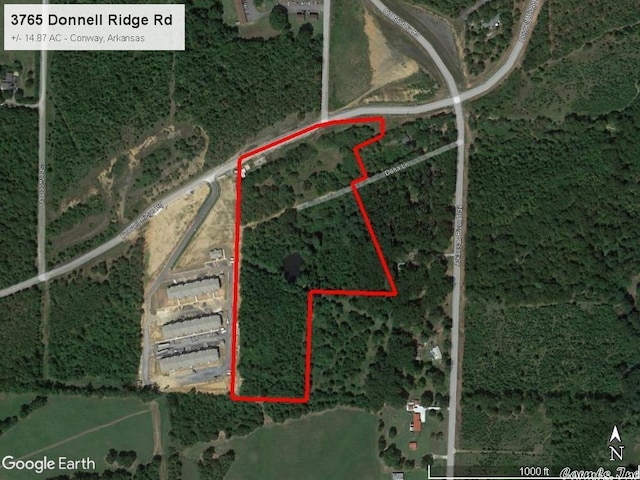 3765 Donnell Ridge Rd, Conway AR, 72034 land for sale