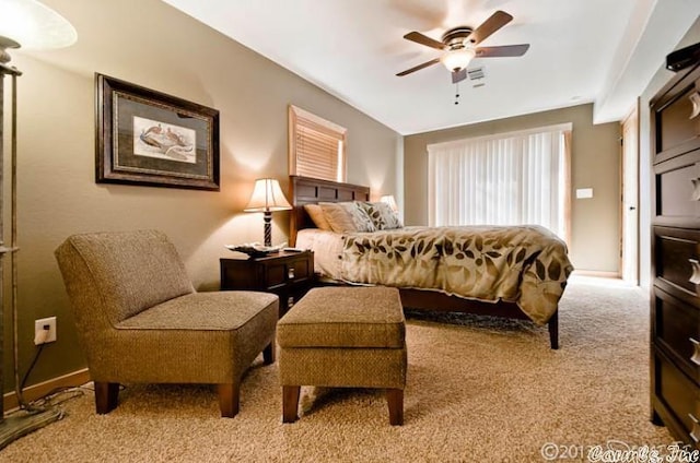 69 Jackson Rdg, Eureka Springs, AR 72631 - carpeted bedroom with ceiling fan