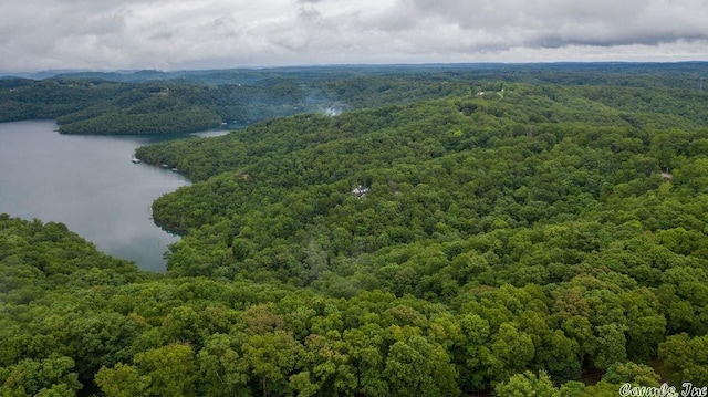 69 Jackson Rdg, Eureka Springs, AR 72631 - bird's eye view featuring a water view
