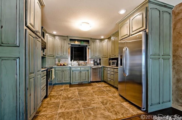 69 Jackson Rdg, Eureka Springs, AR 72631 - kitchen with sink and appliances with stainless steel finishes