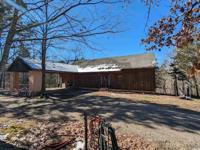 view of back of house