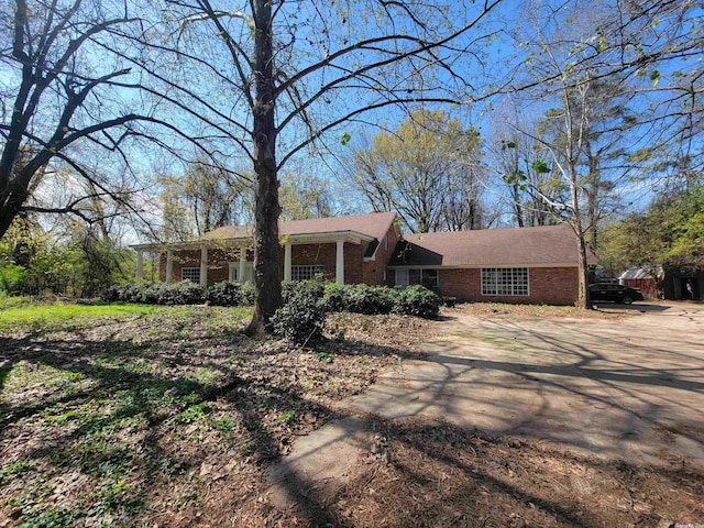 view of ranch-style house