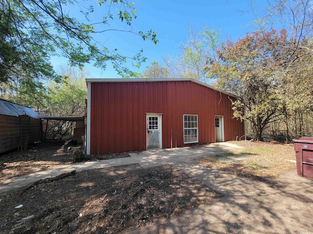 view of shed / structure