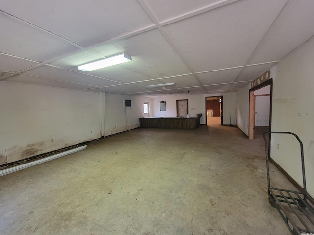 view of basement