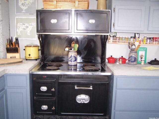 kitchen featuring black electric cooktop