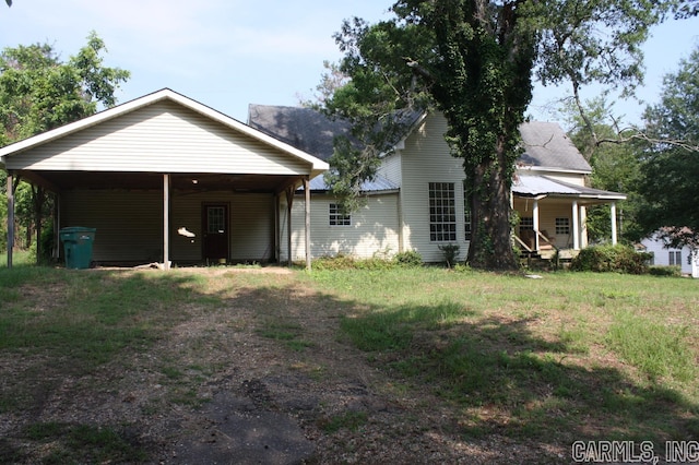 view of rear view of house