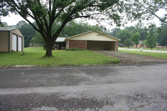 exterior space featuring an outdoor structure