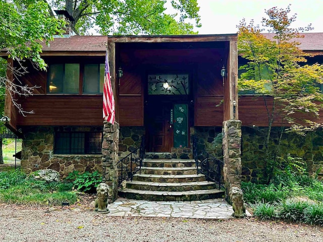 view of front of property