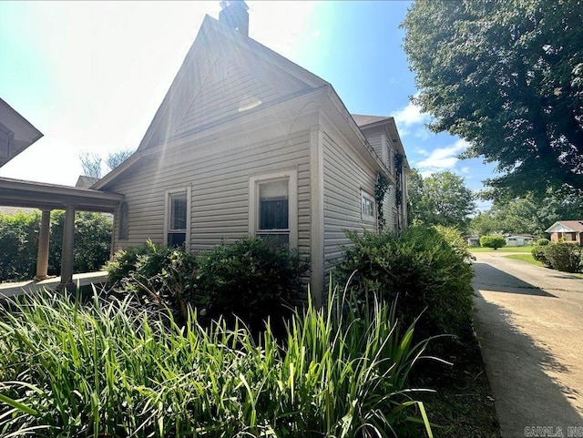 view of side of home