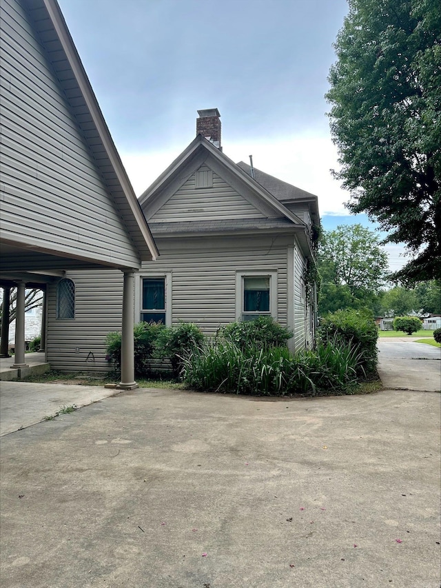 view of side of home