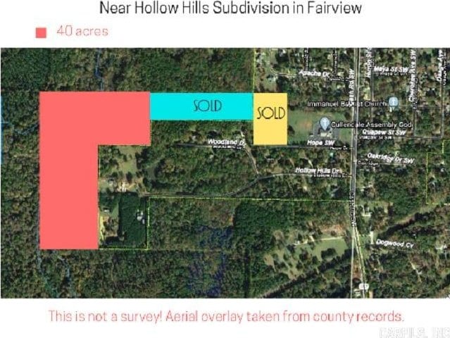 40ACRES Hollow Hls, Camden AR, 71701 land for sale