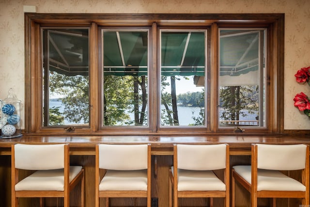 bar with a wealth of natural light